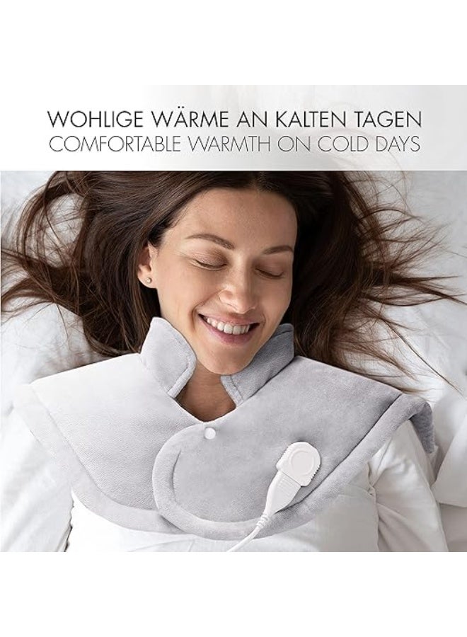 وسادة تدفئة الظهر والرقبة الاحترافية (NRP-2.0) - مشد حراري للأكتاف والظهر (52×56 سم) - بونشو حراري كهربائي قابل للغسل مع ميزة الفصل التلقائي - Image 2